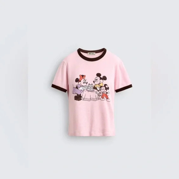 Zara Minnie+ Mickey Disney Tshirt X Harry Lambert - Picture 3 of 10